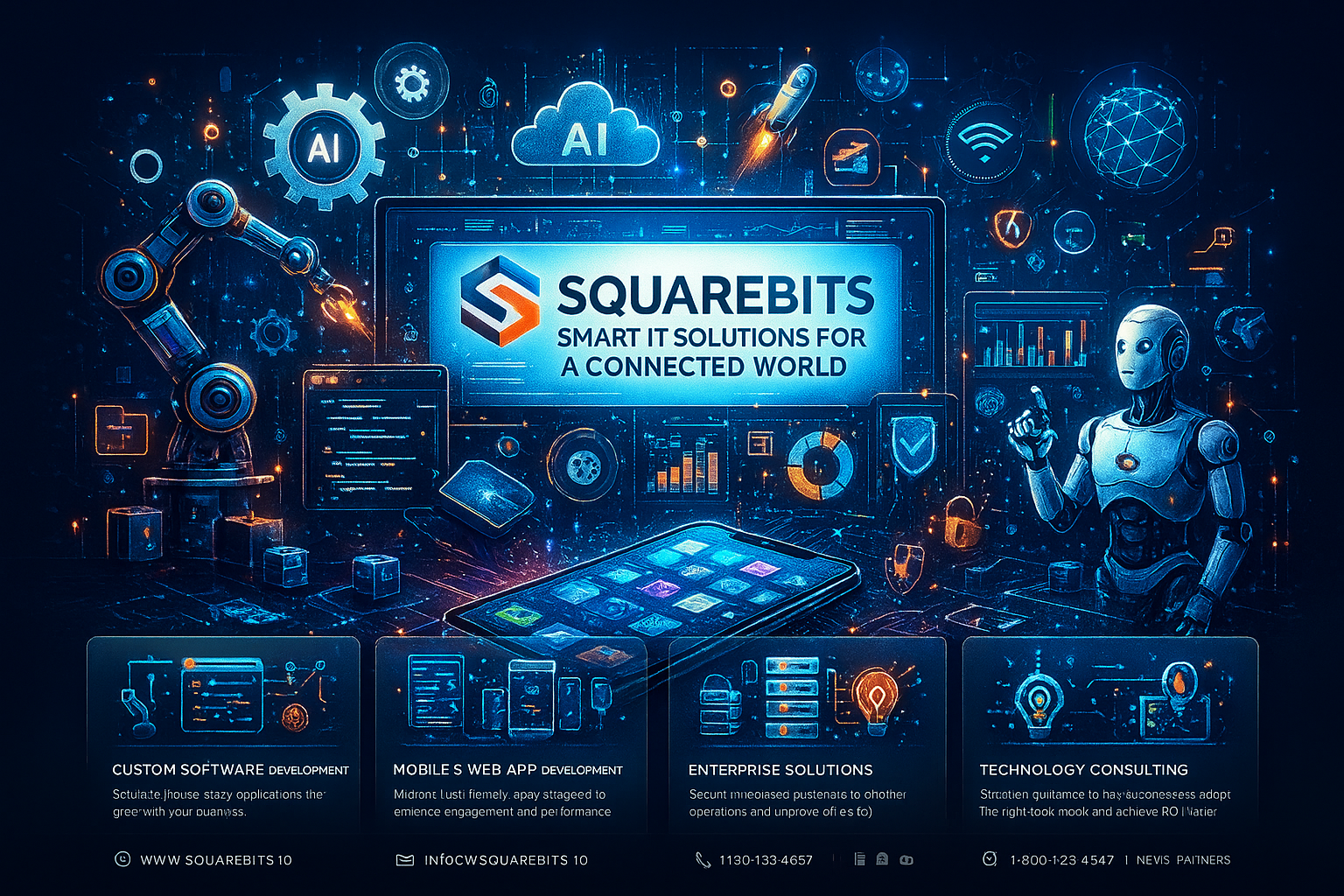 Building the Future with SquareBits: Smart IT Solutions for a Connected World